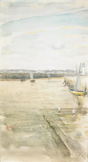 Scene on the Mersey Oil painting by James Abbott McNeill Whistler
