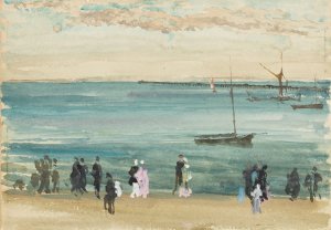 Southend Pier by James Abbott McNeill Whistler Oil Painting