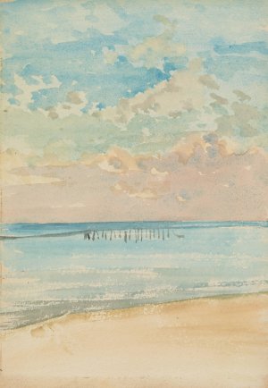 Southend-Sunset by James Abbott McNeill Whistler Oil Painting