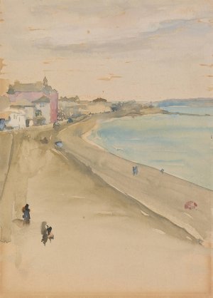 St. Ives; Cornwall by James Abbott McNeill Whistler Oil Painting