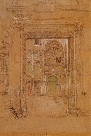 Ste Giovanni Apostolo et Evangelistae Oil painting by James Abbott McNeill Whistler