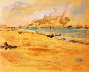 Study for Mouth of the River Oil painting by James Abbott McNeill Whistler