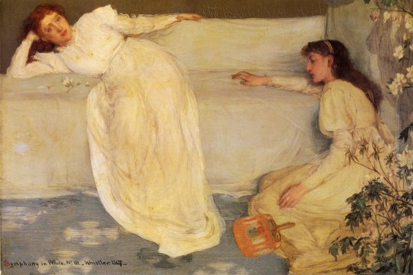 Symphony in White, No. 3 by James Abbott McNeill Whistler - Hand-Painted Oil Painting Reproduction