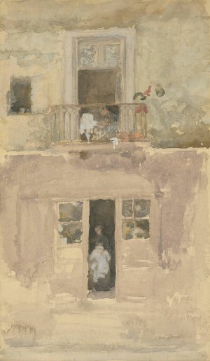 The Balcony by James Abbott McNeill Whistler Oil Painting