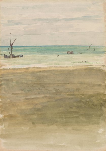 The Bathers  by James Abbott McNeill Whistler - Hand-Painted Oil Painting Reproduction