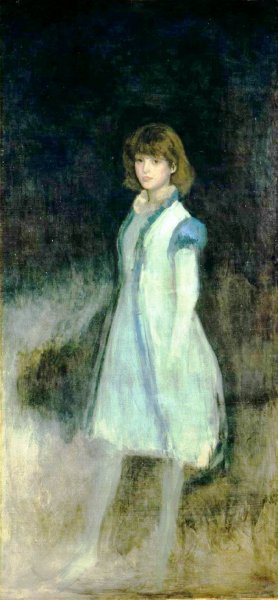 The Blue Girl: Portrait of Connie Gilchrist