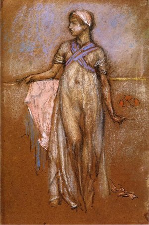The Greek Slave Girl Oil painting by James Abbott McNeill Whistler