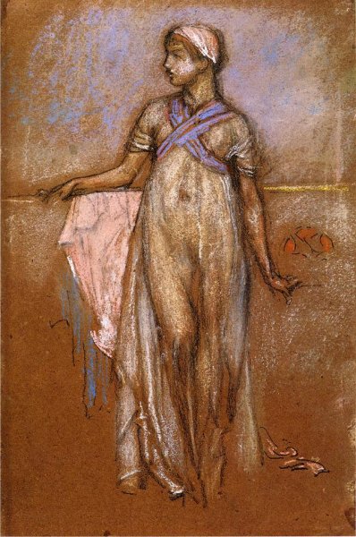 The Greek Slave Girl by James Abbott McNeill Whistler - Hand-Painted Oil Painting Reproduction