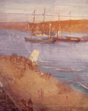 The Morning after the Revolution, Valparaiso Oil painting by James Abbott McNeill Whistler