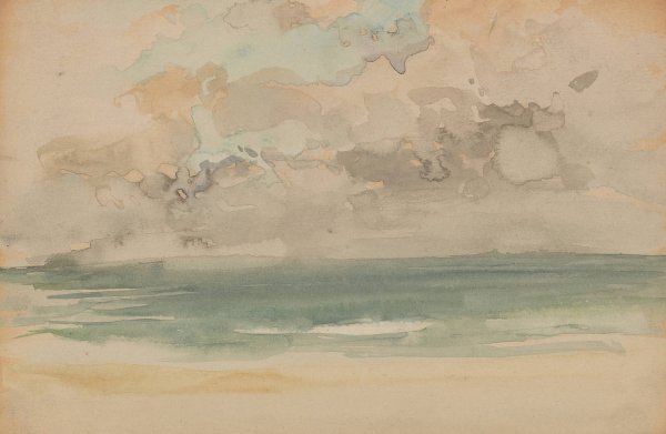 The Ocean Wave  by James Abbott McNeill Whistler - Hand-Painted Oil Painting Reproduction