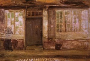 The Priest's Lodging, Dieppe Oil painting by James Abbott McNeill Whistler
