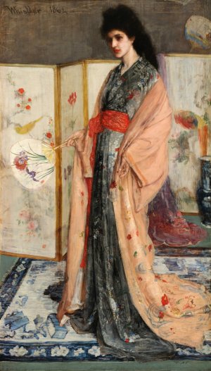 The Princess from the Land of Porcelain Oil painting by James Abbott McNeill Whistler