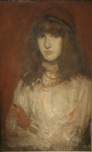 The Red Glove Oil painting by James Abbott McNeill Whistler