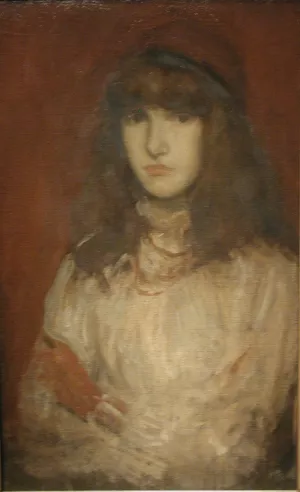 The Red Glove by James Abbott McNeill Whistler Oil Painting