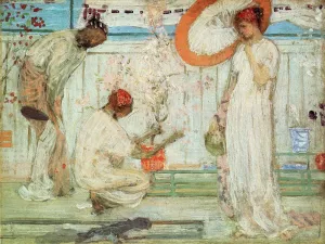 The White Symphony: Three Girls by James Abbott McNeill Whistler - Oil Painting Reproduction