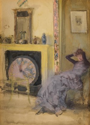The Yellow Room by James Abbott McNeill Whistler Oil Painting