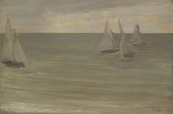 Trouville  by James Abbott McNeill Whistler - Hand-Painted Oil Painting Reproduction