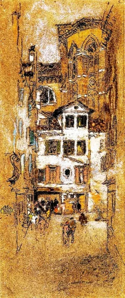 Under the Frari by James Abbott McNeill Whistler Oil Painting