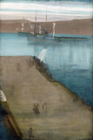 Valparaiso Harbor by James Abbott McNeill Whistler Oil Painting