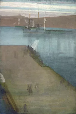 Valparaiso Harbor painting by James Abbott McNeill Whistler