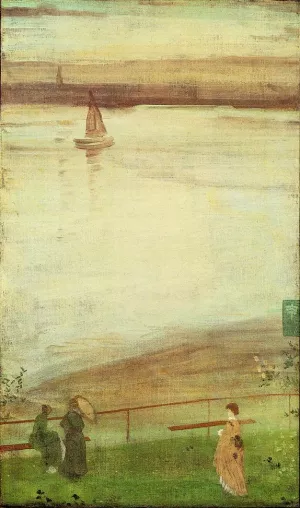 Variations in Violet and Green Oil painting by James Abbott McNeill Whistler