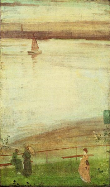 Main Product Photo of Variations in Violet and Green Painting by James Abbott McNeill Whistler