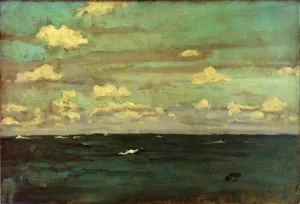 Violet and Silver: A Deep Sea painting by James Abbott McNeill Whistler