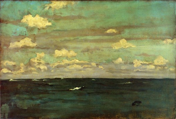 Main Product Photo of Violet and Silver: A Deep Sea Painting by James Abbott McNeill Whistler