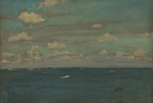 Violet and Silver - The Deep Sea by James Abbott McNeill Whistler Oil Painting