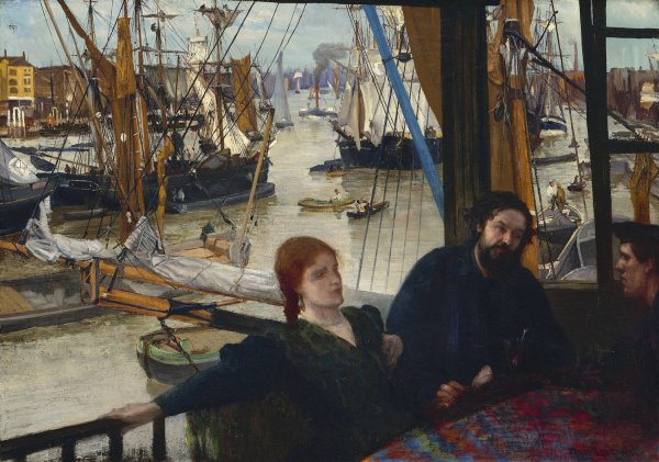 Wapping  by James Abbott McNeill Whistler - Hand-Painted Oil Painting Reproduction