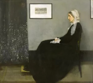Whistler's Mother by James Abbott McNeill Whistler - Oil Painting Reproduction