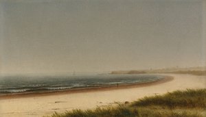 Beach Scene, Newport by James Augustus Suydam Oil Painting