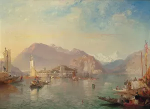 Isola Bella, Lake Maggiore, Italy by James Baker Pyne Oil Painting