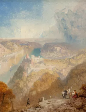 The Castle of Rheinstein by James Baker Pyne Oil Painting