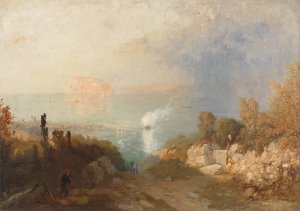 The Entrance to the Menai Straits by James Baker Pyne Oil Painting