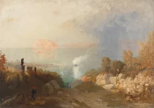 The Entrance to the Menai Straits by James Baker Pyne Oil Painting