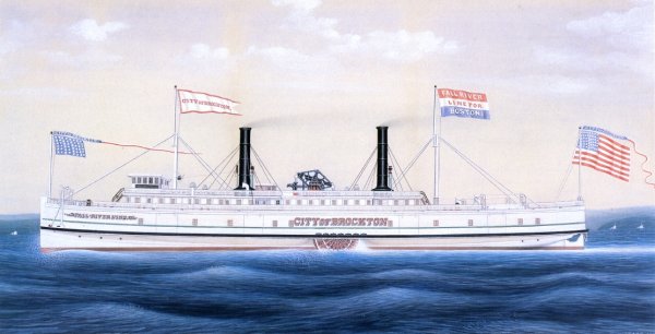 Main Product Photo of City of Brockton Painting by James Bard