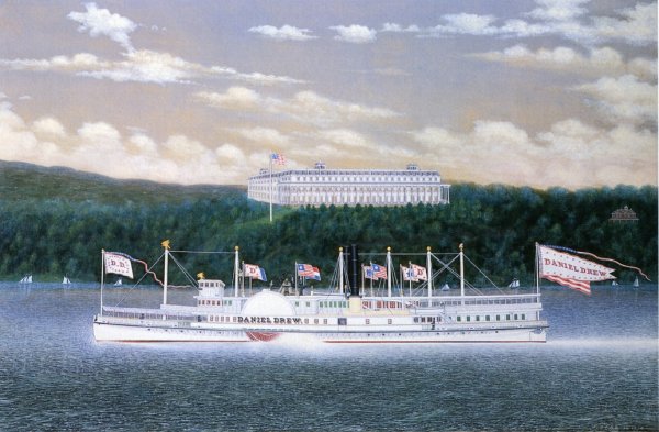 Daniel Drew by James Bard - Hand-Painted Oil Painting Reproduction