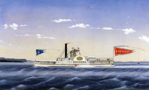Keyport Oil painting by James Bard