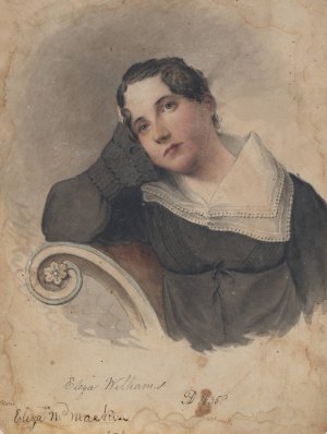 Eliza Williams by James Barton Longacre Oil Painting