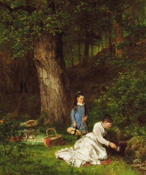 The Picnic by James Brade Sword Oil Painting