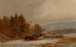 The Winter Race by James Brade Sword Oil Painting