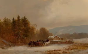 The Winter Race by James Brade Sword Oil Painting