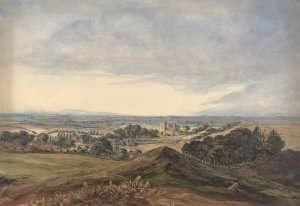 Hunworth Church by James Bulwer Oil Painting