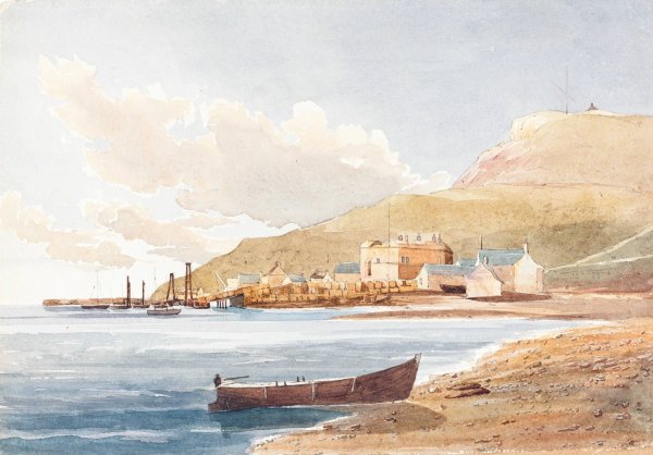 Portland Castle, Dorset  by James Bulwer - Hand-Painted Oil Painting Reproduction