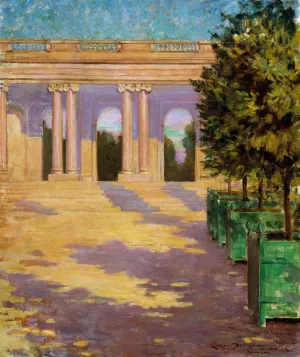 Arcade of the Grand Trianon, Versailles by James Carroll Beckwith Oil Painting