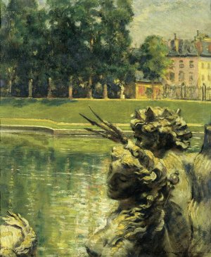 Bassin de Neptune, Versailles by James Carroll Beckwith Oil Painting