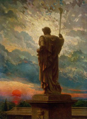 L'Empereur by James Carroll Beckwith Oil Painting