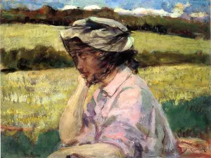 Lost in Thought Oil painting by James Carroll Beckwith