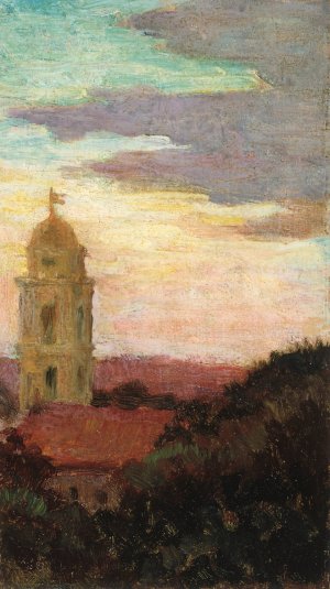 St. Isidor, Rome Oil painting by James Carroll Beckwith